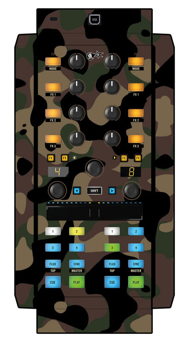Native Instruments X1 MK2 Skin Camo Woodland
